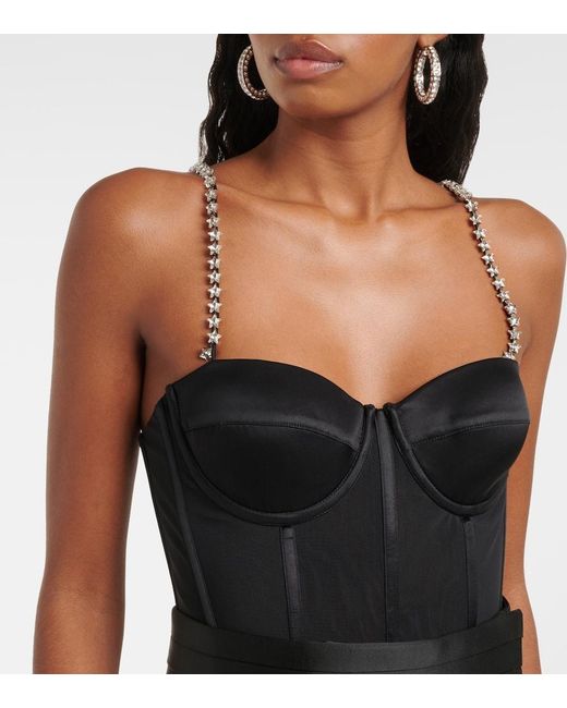 Rebecca Vallance Black Eclipse Bodysuit