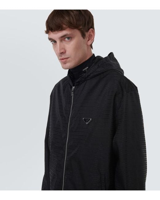 Prada Black Re-Nylon Jacket for men