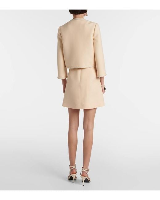 Valentino Natural Crepe Couture Jacket