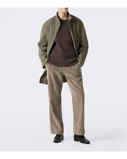 The Row Brown Anish Cashmere And Wool Sweater for men