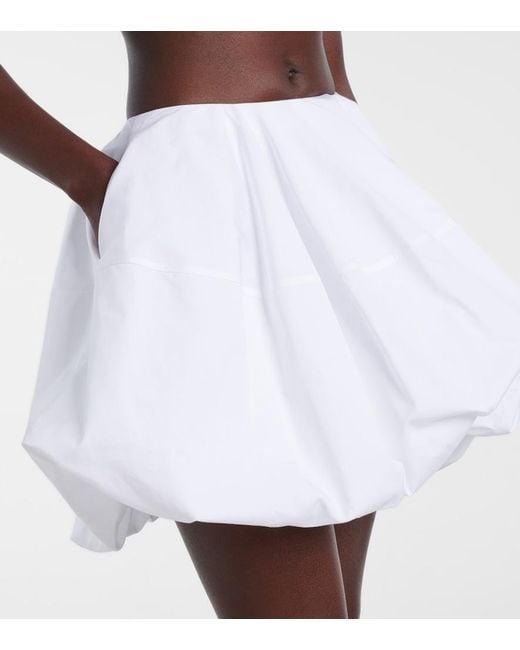 Alaïa White Bubble Skirt
