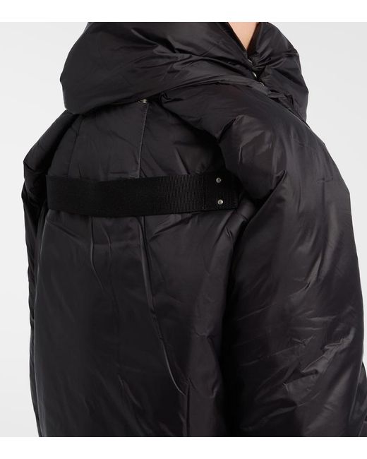 Rick Owens Black Convertible Puffer Jacket