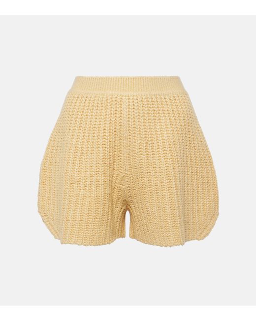 Loro Piana Natural Silk-blend Shorts