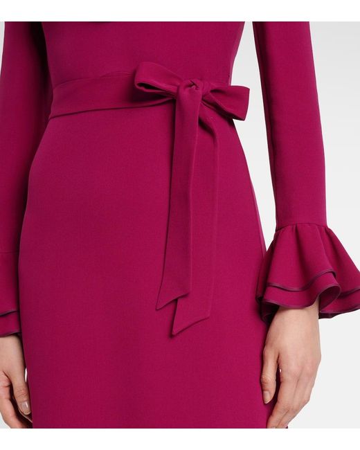Abito Midi di Valentino in Purple
