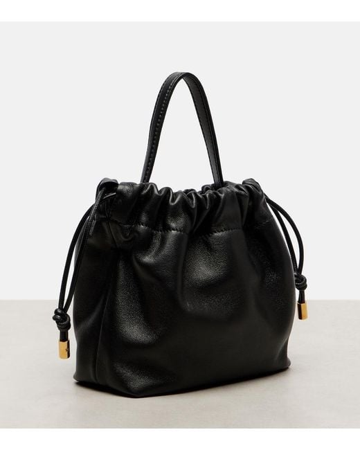 Chloé Black Icons Mini Leather Bucket Bag