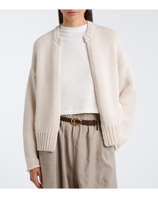 Extreme Cashmere White N°267 Tina Cotton And Cashmere T-Shirt