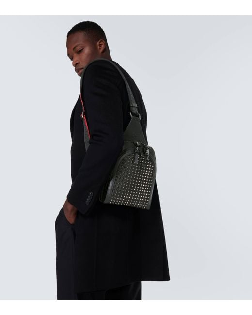 Christian Louboutin Black Loubifunk Crossbody Bag for men