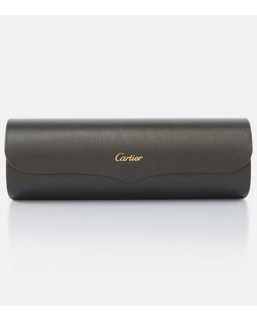 Cartier Pink Panthere De Cartier Rectangular Sunglasses