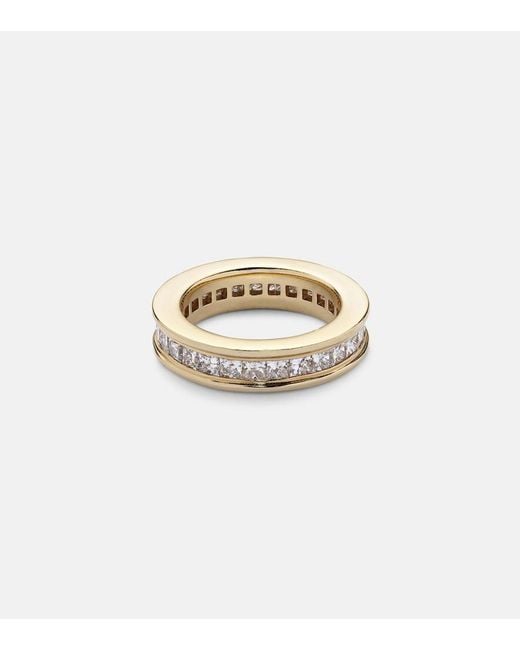 Octavia Elizabeth White Ivy Eternity 18Kt Ring With Diamonds