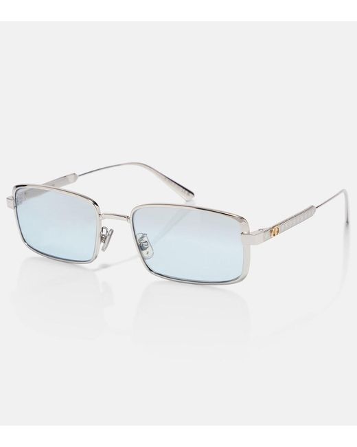 Dior Blue Diorcannage S2U Rectangular Sunglasses