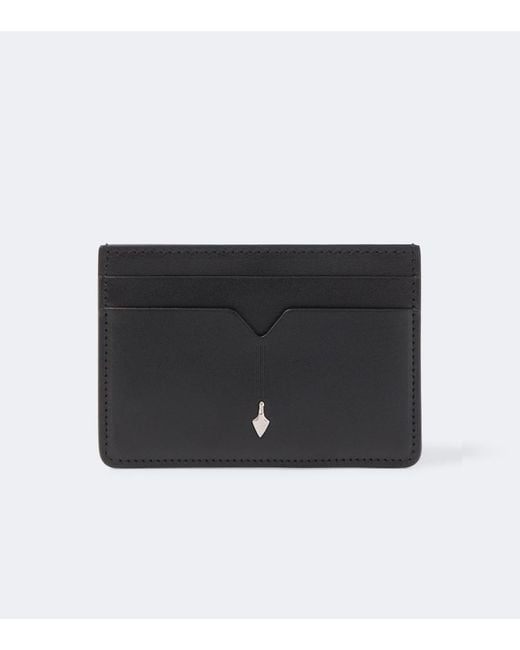 Jacques Marie Mage Black Theodore Leather Card Holder for men