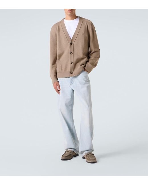 Bottega Veneta Natural Cashmere-Blend Cardigan for men
