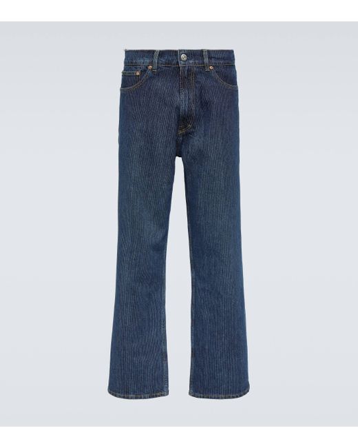 Our Legacy Blue Third Cut Straight Jeans for men