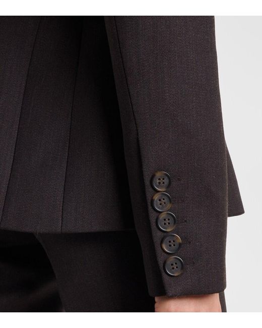 Alex Perry Black Double-Breasted Blazer