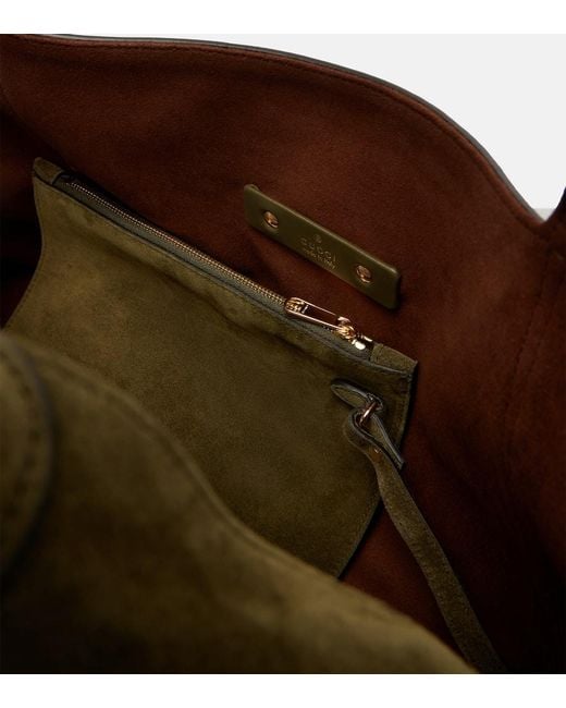 Gucci Green Softbit Maxi Shoulder Bag