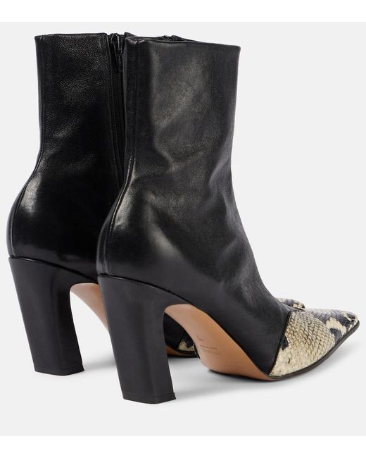 Khaite Black The Nevada Stretch High Boot