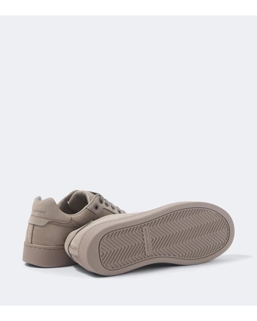 Saint Laurent Gray Sl/61 Suede Sneakers for men