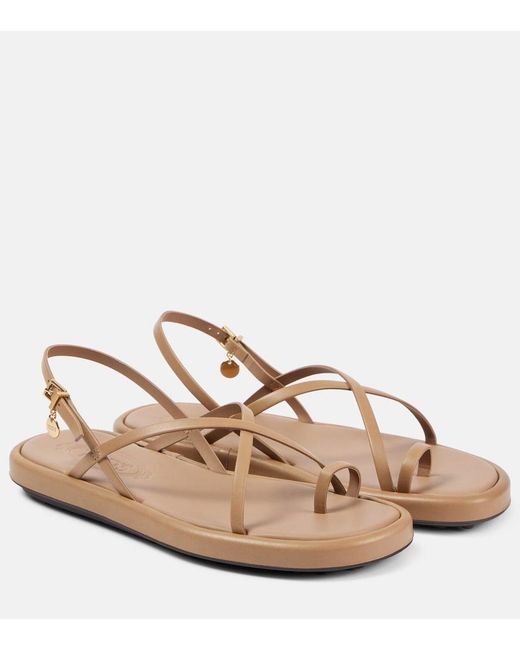 Tod's Natural Leather Sandals