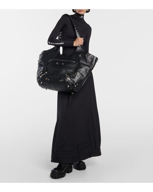 Bolso shopper Le Cagole Carry All grande Balenciaga de color Black