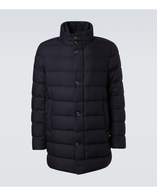 Herno Blue Down Coat for men