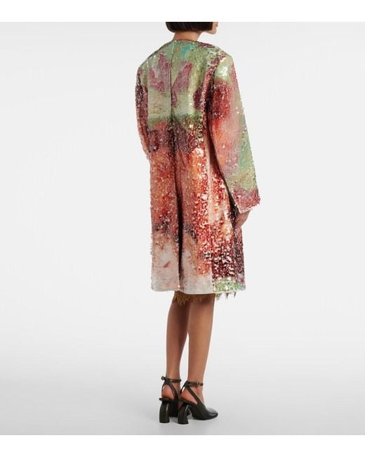 JACQUES WEI Multicolor Sequined Coat