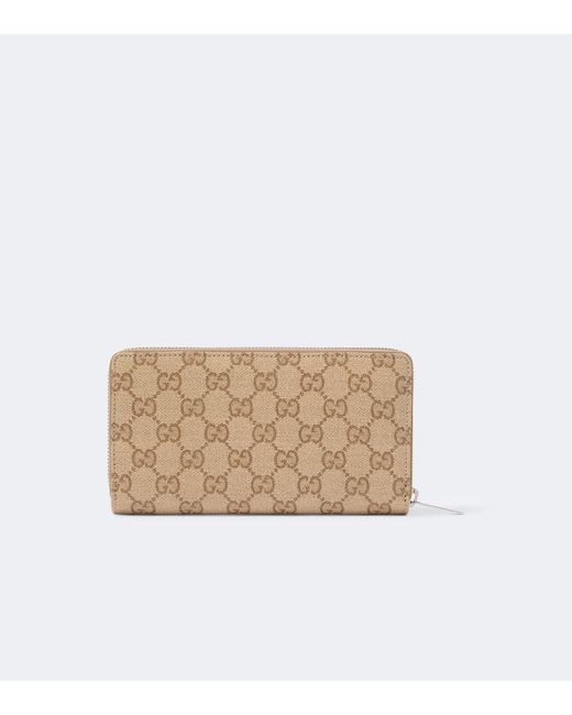 Gucci Natural Essence Classic Gg Canvas Wallet for men