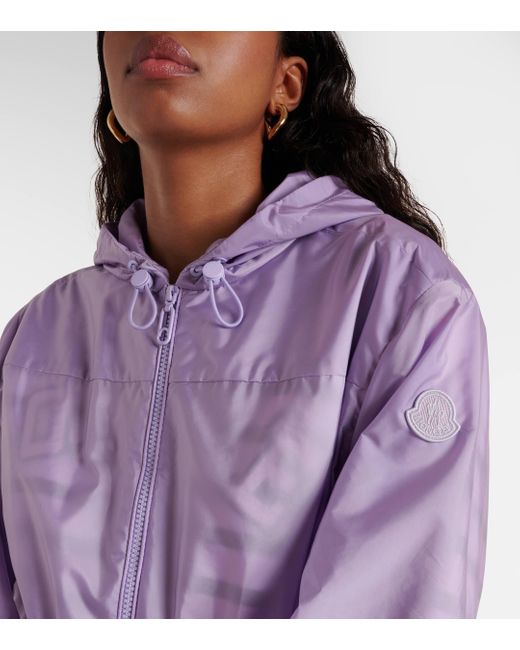Moncler Purple Filira Technical Jacket