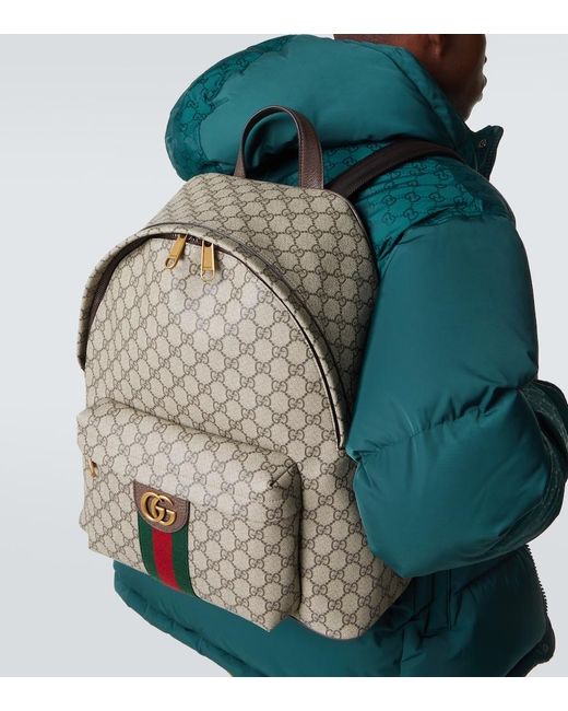 Gucci Natural Gg Canvas Backpack for men