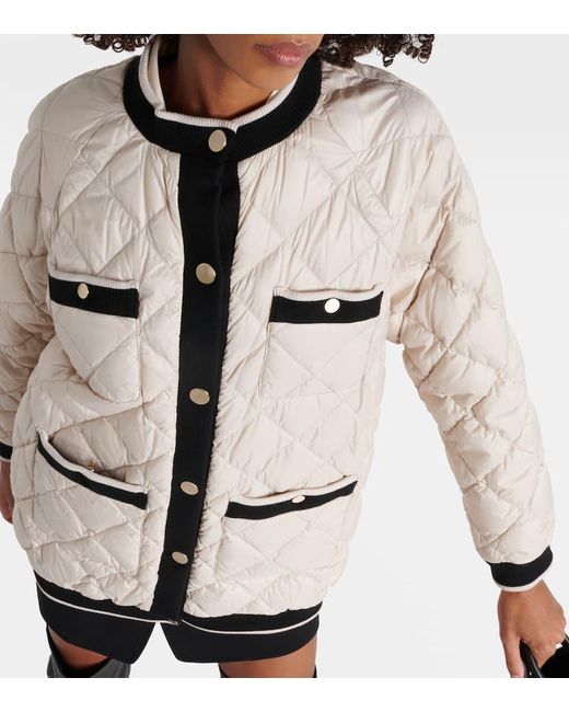 Max Mara Natural The Cube Cardy Quilted Down Jacket