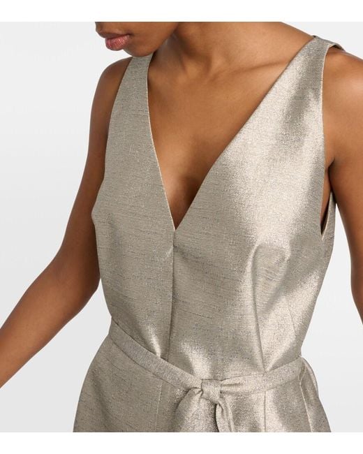 Joseph Desiree Metallic Midi Dress