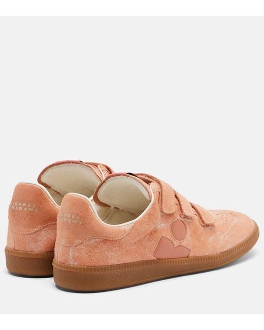 Isabel Marant Brown Beth Suede Sneakers