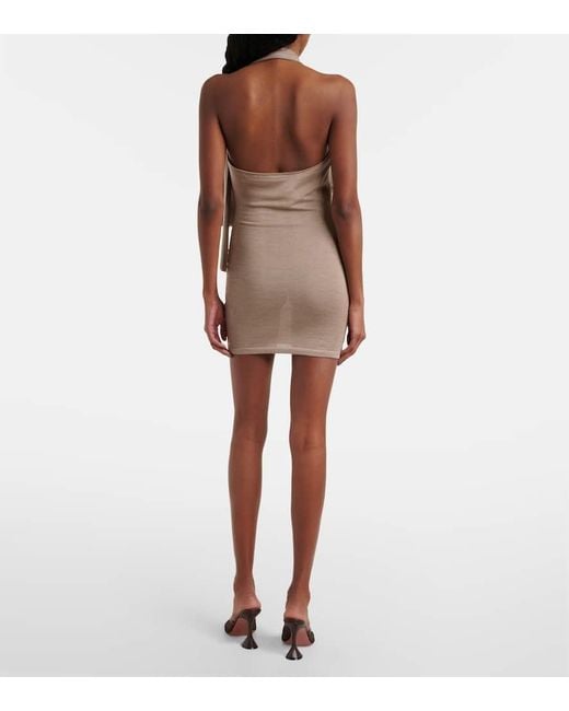 AYA MUSE Natural Minikleid Evo Aus Seide Und Kaschmir