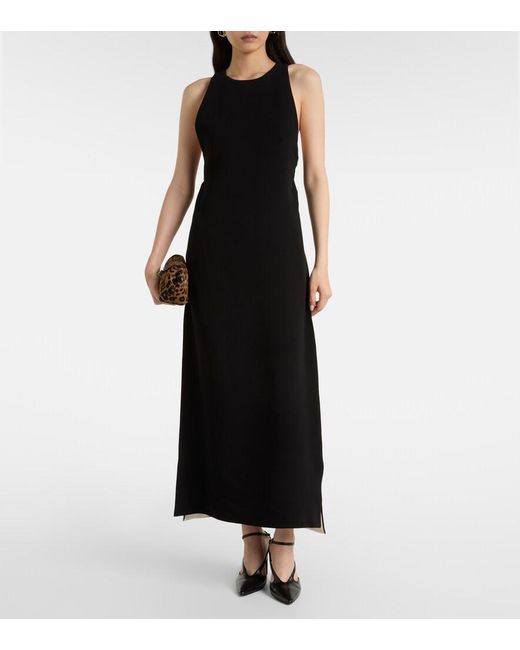 Totême Black Cutout Leather Pumps
