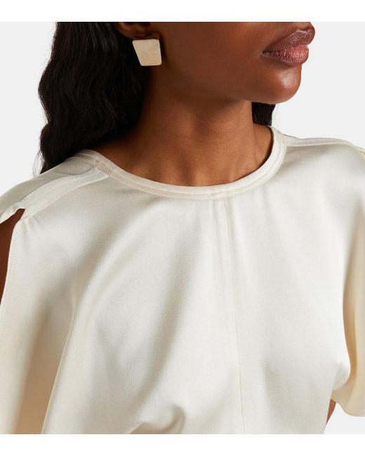 Victoria Beckham White Bela Top
