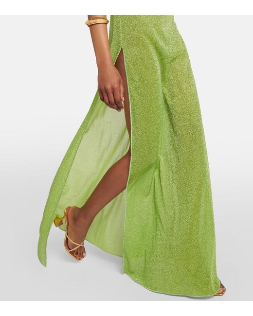 Oseree Green Lumiere Maxi Dress