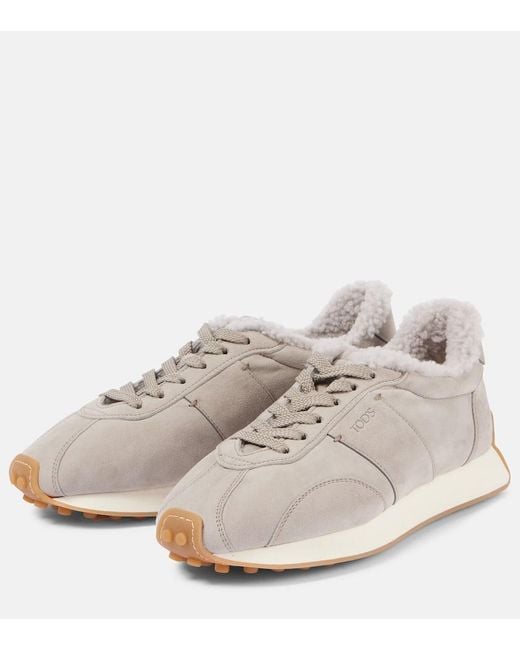 Tod's White T Vintage Sneakers