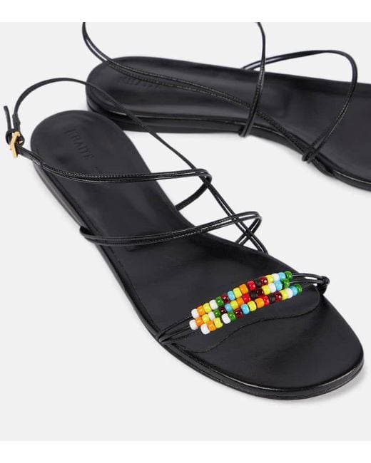 Sandales Loop En Cuir Khaite en coloris White