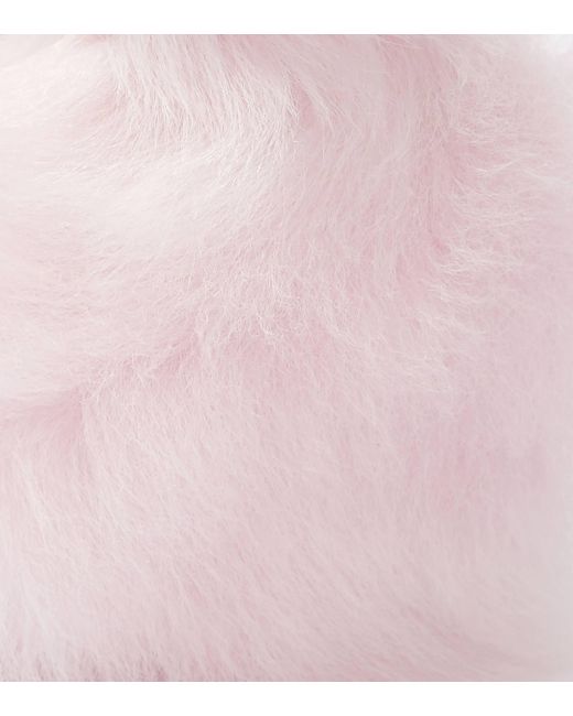 Burberry Pink Shearling Earmuffs