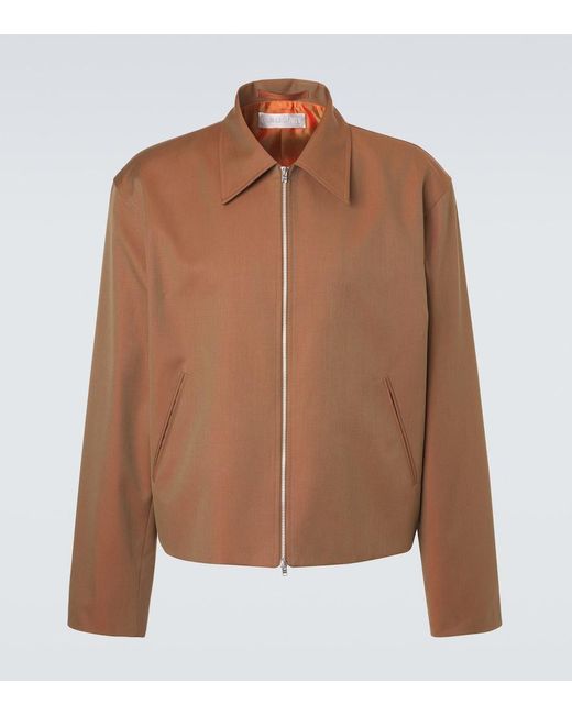 Our Legacy Brown Mini Virgin Wool Jacket for men