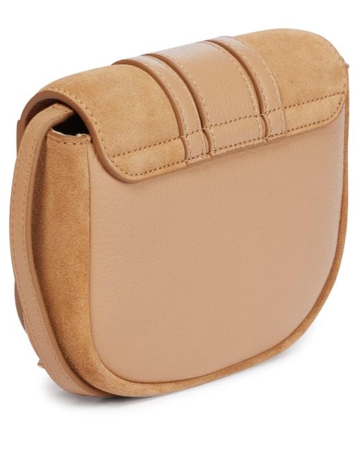 See By Chloé Hana Mini Leather Shoulder Bag in Brown | Lyst