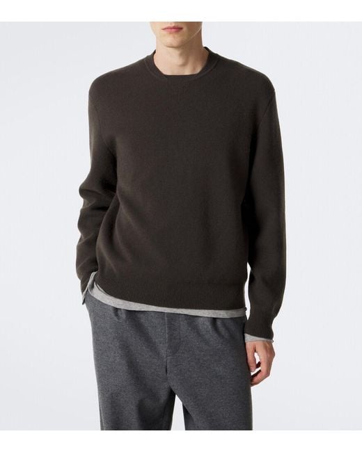 Lisa Yang Gray Edmond Cashmere Sweater for men