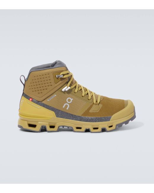 On Shoes Natural Cloudrock 2 Waterproof Hiking Boots for men