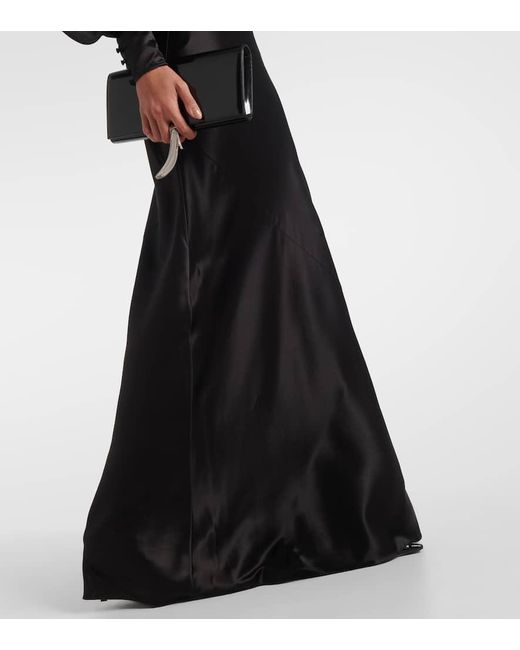 Saint Laurent Black Acetate Casual Dress