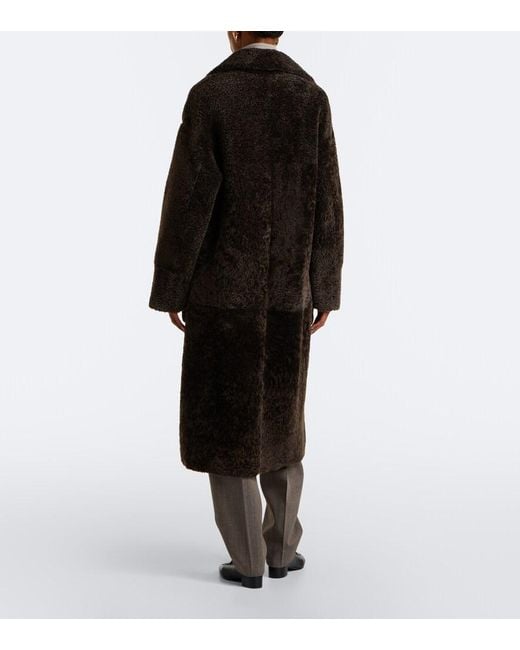 Arma Black Ines Reversible Shearling Coat