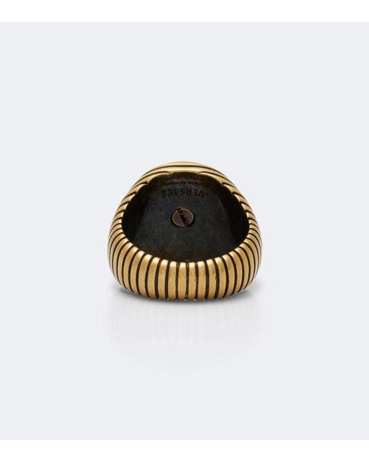 Versace Metallic Ring Medusa