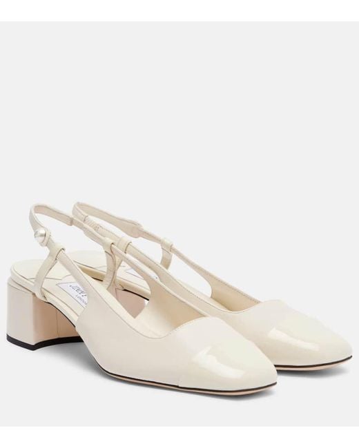 Jimmy Choo Natural Slingback-Pumps Elisa 45 Aus Leder