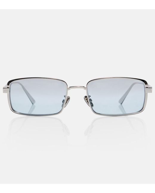Dior Blue Diorcannage S2U Rectangular Sunglasses
