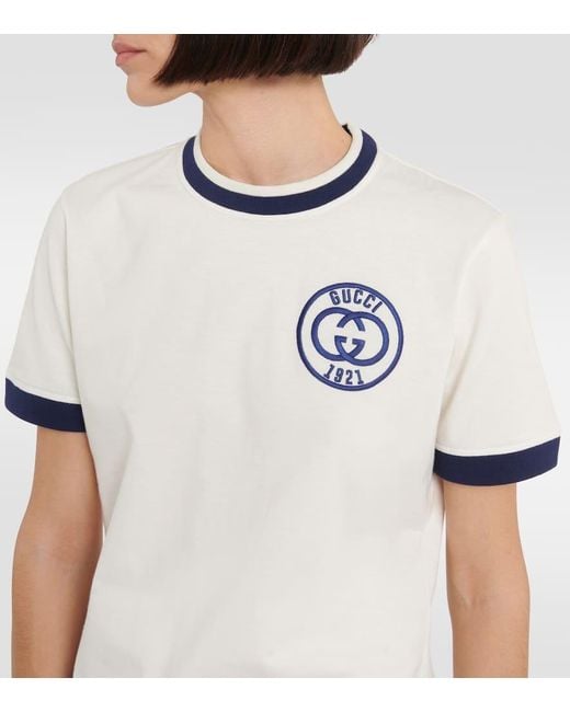 Gucci White Subtle Logo T-shirt