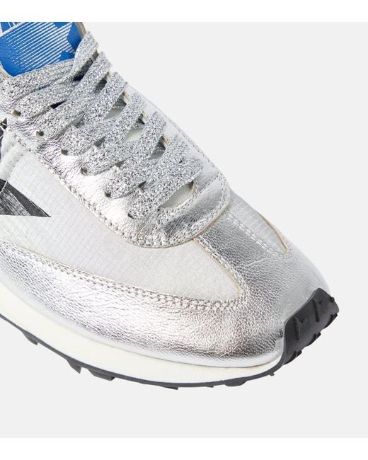 Sneakers Marathon in pelle di Golden Goose Deluxe Brand in White