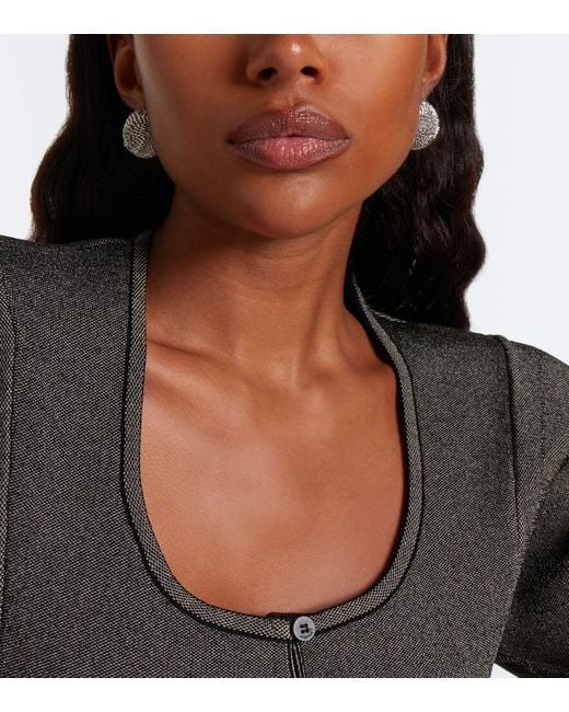 Jacquemus White Herisson Earrings